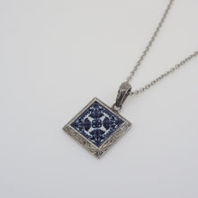 画像をギャラリービューアに読み込む, レイヤード加工 リバーシブルキルトスクエアペンダント【GPSS9004.Q】