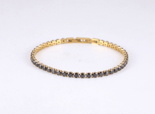 画像をギャラリービューアに読み込む, BSS932 STAINLESS STEEL TENNIS BRACELET WITH ROUND CZ AAB CO..