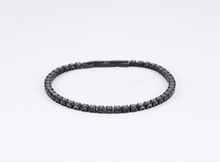 画像をギャラリービューアに読み込む, BSS932 STAINLESS STEEL TENNIS BRACELET WITH ROUND CZ AAB CO..