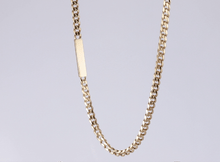 画像をギャラリービューアに読み込む, NSS870 STAINLESS STEEL NECKLACE WITH ID PLATE AAB CO..