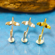 画像をギャラリービューアに読み込む, ホエールテールスルーピアス 片耳販売 【GESS7003.E】