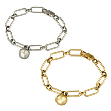 画像をギャラリービューアに読み込む, BSS804 STAINLESS STEEL BRACELET WITH BALL AAB CO..