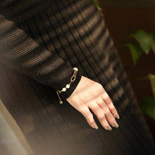 画像をギャラリービューアに読み込む, BSS857 STAINLESS STEEL BRACELET WITH NATURAL STONE AAB CO..