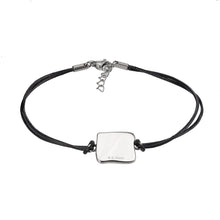 画像をギャラリービューアに読み込む, BSS870 STAINLESS STEEL BRACELET WITH LEATHER AAB CO..