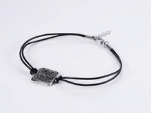 画像をギャラリービューアに読み込む, BSS870 STAINLESS STEEL BRACELET WITH LEATHER AAB CO..