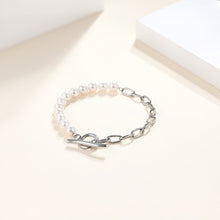 画像をギャラリービューアに読み込む, BSS881 STAINLESS STEEL BRACELET WITH SHELL PEARL AAB CO..