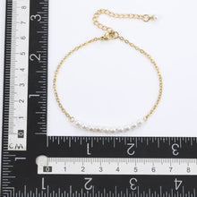 画像をギャラリービューアに読み込む, BSS883 STAINLESS STEEL BRACELET WITH SHELL PEARL AAB CO..