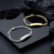 画像をギャラリービューアに読み込む, BSS903 DAMASCUS STEEL BRACELET WITH ID PLATE AAB CO..