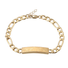 画像をギャラリービューアに読み込む, BSS903 DAMASCUS STEEL BRACELET WITH ID PLATE AAB CO..