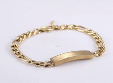 画像をギャラリービューアに読み込む, BSS903 DAMASCUS STEEL BRACELET WITH ID PLATE AAB CO..