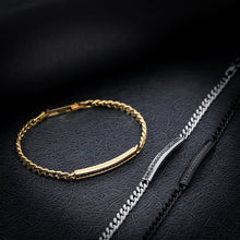 画像をギャラリービューアに読み込む, BSS931 STAINLESS STEEL BRACELET WITH CZ AAB CO..