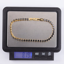 画像をギャラリービューアに読み込む, BSS932 STAINLESS STEEL TENNIS BRACELET WITH ROUND CZ AAB CO..