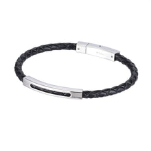 画像をギャラリービューアに読み込む, BSS940 STAINLESS STEEL LEATHER BRACELET AAB CO..