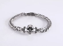 画像をギャラリービューアに読み込む, BSS948 STAINLESS STEEL SKULL BRACELET AAB CO..