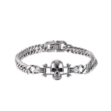 画像をギャラリービューアに読み込む, BSS948 STAINLESS STEEL SKULL BRACELET AAB CO..