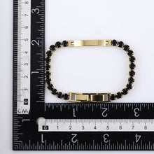 画像をギャラリービューアに読み込む, BSS951 STAINLESS STEEL TENNIS BRACELET WITH ROUND CZ AAB CO..