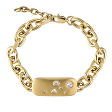 画像をギャラリービューアに読み込む, BSS957 STAINLESS STEEL BRACELET WITH CZ AAB CO..