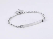 画像をギャラリービューアに読み込む, BSS962 STAINLESS STEEL BRACELET WITH CZ AAB CO..