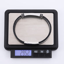 画像をギャラリービューアに読み込む, stainless steel bracelet, leather bracelet, man jewelry