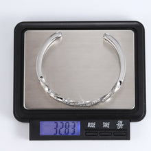 画像をギャラリービューアに読み込む, BSSG186 STAINLESS STEEL BANGLE WITH CASTING STONE EFFECT AAB CO..