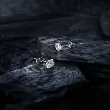 画像をギャラリービューアに読み込む, ESJ02 STAINLESS STEEL EAR STUDS CZ AAB CO..