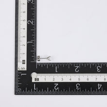 画像をギャラリービューアに読み込む, ESJ02 STAINLESS STEEL EAR STUDS CZ AAB CO..