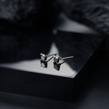 画像をギャラリービューアに読み込む, ESJ02 STAINLESS STEEL EAR STUDS CZ AAB CO..
