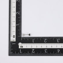 画像をギャラリービューアに読み込む, ESJ02 STAINLESS STEEL EAR STUDS CZ AAB CO..