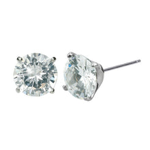画像をギャラリービューアに読み込む, ESJ05 STAINLESS STEEL EAR STUDS CZ AAB CO..