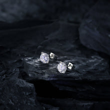 画像をギャラリービューアに読み込む, ESJ05 STAINLESS STEEL EAR STUDS CZ AAB CO..