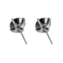 画像をギャラリービューアに読み込む, ESJ05 STAINLESS STEEL EAR STUDS CZ AAB CO..