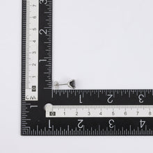 画像をギャラリービューアに読み込む, ESJ05 STAINLESS STEEL EAR STUDS CZ AAB CO..