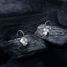 画像をギャラリービューアに読み込む, ESS148 STAINLESS STEEL EARRING WITH CZ AAB CO..