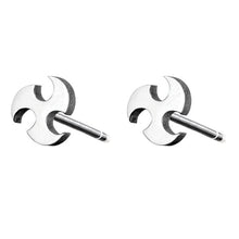 画像をギャラリービューアに読み込む, ESS33 STAINLESS STEEL EAR STUDS AAB CO..