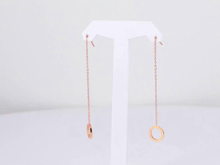 画像をギャラリービューアに読み込む, ESS642 STAINLESS STEEL EARRING WITH ROUND AAB CO..