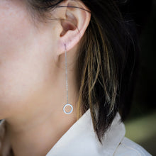 画像をギャラリービューアに読み込む, ESS642 STAINLESS STEEL EARRING WITH ROUND AAB CO..