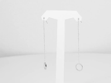 画像をギャラリービューアに読み込む, ESS642 STAINLESS STEEL EARRING WITH ROUND AAB CO..