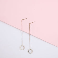 画像をギャラリービューアに読み込む, ESS642 STAINLESS STEEL EARRING WITH ROUND AAB CO..