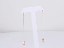 画像をギャラリービューアに読み込む, ESS645 STAINLESS STEEL EARRING WITH HEXAGON AAB CO..