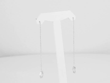 画像をギャラリービューアに読み込む, ESS645 STAINLESS STEEL EARRING WITH HEXAGON AAB CO..