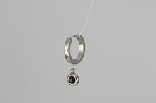 画像をギャラリービューアに読み込む, ESS651 STAINLESS STEEL EARRING WITH FOIL STONE AAB CO..