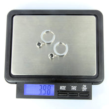 画像をギャラリービューアに読み込む, ESS651 STAINLESS STEEL EARRING WITH FOIL STONE AAB CO..