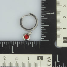 画像をギャラリービューアに読み込む, ESS651 STAINLESS STEEL EARRING WITH FOIL STONE AAB CO..