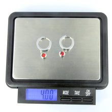 画像をギャラリービューアに読み込む, ESS651 STAINLESS STEEL EARRING WITH FOIL STONE AAB CO..