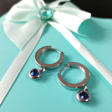 画像をギャラリービューアに読み込む, ESS651 STAINLESS STEEL EARRING WITH FOIL STONE AAB CO..