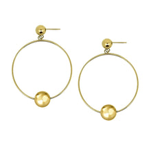 画像をギャラリービューアに読み込む, ESS676 STAINLESS STEEL EARRING WITH BALL AAB CO..