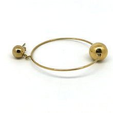 画像をギャラリービューアに読み込む, ESS676 STAINLESS STEEL EARRING WITH BALL AAB CO..