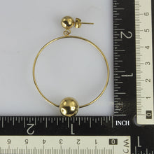 画像をギャラリービューアに読み込む, ESS676 STAINLESS STEEL EARRING WITH BALL AAB CO..