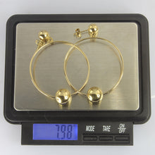 画像をギャラリービューアに読み込む, ESS676 STAINLESS STEEL EARRING WITH BALL AAB CO..