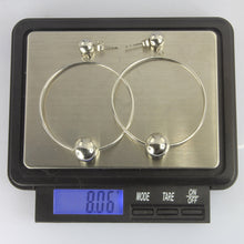 画像をギャラリービューアに読み込む, ESS676 STAINLESS STEEL EARRING WITH BALL AAB CO..